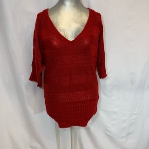 🥰CUTE PAPAYA RED SHORT SLEEVED SWEATER 🥰
